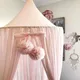 Boule de fleurs pour décoration de lit de bébé ornement de goutte de pompon accessoires de bébé