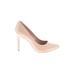BCBGeneration Heels: Pumps Stilleto Cocktail Party Ivory Solid Shoes - Women's Size 8 - Pointed Toe