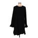 ASOS Casual Dress - Sweater Dress: Black Dresses - Women's Size 8