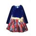 Bonnie Jean Special Occasion Dress: Blue Plaid Skirts & Dresses - Kids Girl's Size 14
