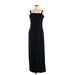 Ever Beauty Casual Dress - Slip dress: Black Solid Dresses - Women's Size 10