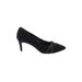 Lauren Blakwell Heels: Pumps Stilleto Cocktail Party Black Print Shoes - Women's Size 11 - Pointed Toe