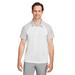 Team 365 TT21C Men's Command Snag-Protection Colorblock Polo Shirt in White/Sport Silver size XL | Polyester