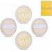 EUROPEAN M6 Premium 4 PCS Facial Loofah Pads Natural Face Exfoliator Pad Cleanser Sponges for Clean and Vibrant Facial Skin (4 Pack)