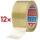 12x Packband »tesapack® 4024 PV4« 50 mm / 66 m transparent, tesa