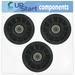 3-Pack 532194327 Flat Idler Pulley Replacement for Husqvarna YTH 20 B 42 T (96043002001) (2006-01) Ride Mower - Compatible with 194327 Pulley