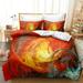 Art painting 3D Digital Printing Bedding Set Full Duvet Cover Set Art painting 3D Digital Printing Comforter Set and Pillow Covers Home Breathable Textiles