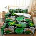 dino-saur 3D Digital Printing Bedding Set King Duvet Cover Set 3D Bedding Digital Printing Comforter Set and Pillow Covers Home Breathable Textiles