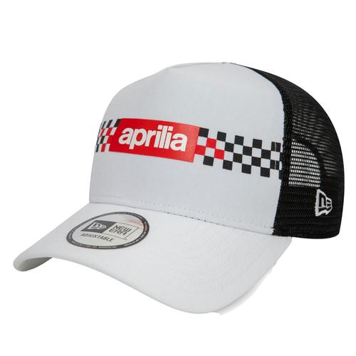 Aprilia Racing New Era Checker Print Trucker Cap – Unisex