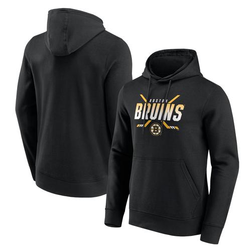 Boston Bruins Fanatics Branded Iconic Crossed Stick Graphic Hoodie – Herren