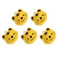 5Pcs Tiger Head Bell Charms Jewelry Making Accessories Pet Dog Cat Collar Bell
