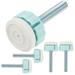 Pet Dog Isolation Fence 4 Pcs Threaded Rods Pressure Mounted Screws Gate Window Baby Safety Toddler Pvc Lagging