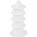 Ceramics Table Top Decor Outdoor Planter Pots Ornament Garden Decorations Home+decor Wenchang Tower Gaffin White