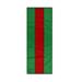 Christmas Nylon Pull Down By Old Glory Bunting - 3 Stripe Green & Red Xmas Banners - 18 x 8 . Made in USA! Free Shipping Available!