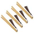 4pcs Household Tea Ceremony Clip Bamboo Tea Cup Clip Chinese Tea Art Accessories