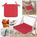 Home Decor Square Strap Garden Chair Pads Seat Cushion For Outdoor Bistros Stool Patio Dining Room Decorations Bedroom Cushions Red