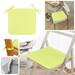 Home Decor Square Strap Garden Chair Pads Seat Cushion For Outdoor Bistros Stool Patio Dining Room Decorations Bedroom Cushions Yellow