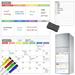 8Pcs Magnetic Dry Erase Calendar Refrigerator Calendar Reusable Magnet Flexible Daily Message Sticker Multifunctional Monthly Weekly Daily Schedule Calendar Planning Board for Home