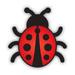 Lady Bug Sticker Decal - Self Adhesive Vinyl - Weatherproof - Made in USA - coccinellidae cute ladybug ladybird insect