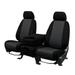 CalTrend Rear Solid Bench EuroSport Seat Covers for 1992-1996 Ford Bronco - FD294-03HB Charcoal Insert with Black Trim