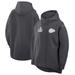 Women's Nike Anthracite Kansas City Chiefs Super Bowl LVIII Opening Night Tech Fleece Full-Zip Hoodie