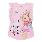 Gabby Dollhouse Toddler Girl Nightgown Sizes 2T-5T