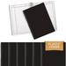 Rosmonde Spiral Notebooks 6 Pack A5 Lined Sheets 8.3 x 5.9 Black Cover Travel Journals Small Notebook for Work & School 120 Pages (60 Sheets) Thick 100 GSM Paper with Sturdy Plastic Cover