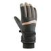 wofedyo Ski Gloves Winter Leather Work And Downhill Ski Gloes Leather Mitten Waterproof Men Women Motorcycle Winter GlovesGrey A
