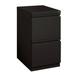 Hirsh 20 Deep 2 Drawer Metal Mobile File Cabinet - Black - 12 units total