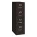 Pemberly Row 25 Deep 4 Drawer Commercial Metal File Cabinet - Black - 3 units