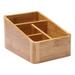1 Pc Creative Bamboo Desktop Storage Box Cosmetic Remote-control Unit Sundries Storage Case