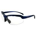 Global Vision C-2 Nurse Lab Dental Assistant Safety Glasses Riding Sunglasses ANSI Z87.1 for Men & Women Blue Frame w/Clear Lens