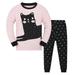 Toddler Girls Boys Fall Outfits And Long Sleeve Top And Pants Sleepwear Clothes Cotton 2 Piece Pajama Baby Clothing Sets RD1 3 Years-4 Years 4(3 Years-4 Years)