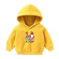 Elainilye Fashion Kids Hoodies Toddler Baby Boys Girls Hoodie Children s Casual Heart Baseball Print Sweatshirt For The Baby Gift Yellow