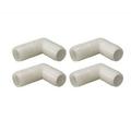 Lund Boat 90 Degree PVC Elbow 1867758 | 3/4 Inch White (Set of 4)