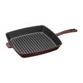 Staub Cast Iron Square Grill Pan Enameled Cast Iron/Cast Iron in Gray | 1.85 H in | Wayfair 12122687