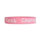 Yubnlvae Bracelets Accessories Cancer Wrist Bracelet Awareness Silicone Band Ribb on Pink Bracelets
