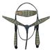 59BH HILASON Western Horse Leather Headstall & Breast Collar Tack Set