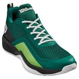 Wilson Men`s Rush Pro Lite Tennis Shoes Evergreen and Black ( 7 )