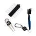 3 Pcs Golf Accessories Golf Range Accessories Brush Kit Tool Kit Club Cleaner Kit Accessories Kit