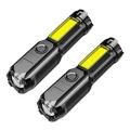 OWSOO Electric torch Use 2 LED Super LED Super Handheld QISUO dsfen Handheld Super Torch Handheld Reable Use Led Ashn Handheld Super