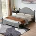 Charlton Home® Dejahn Platform Bed Wood in Gray | 43.5 H x 62.5 W x 85.2 D in | Wayfair 57B57C45B8864D249D3124F72F0BEE17