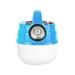 Multi-function Battery Operated Flashlight Waterproof Collapsible Working Lighting LED Tent Lamp Camping Light Emergency Lantern BLUE S