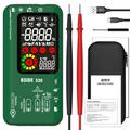 4in1 Digital Multimeter Infrared Thermometer Electric Test Pen Circuit Analyzer Detector 3.5inch LCD Color Display Handheld Multimeter True RMS 9999 Professional Voltage Capacitance Resistance