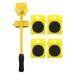 5 Pcs Moving Tools Heavy Furniture Mover Kit Lifting Device Slider Lifter Jack for