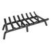 ByEUcuk 27-in Tapered Grate Heavy Duty Tapered Iron Fireplace Grate Wide Heavy Duty Solid Steel Indoor Chimney Hearth fire grates