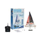 PLAYSTEAM Voyager 280 2.4GHz RC Motor Powered Sailboat in Red