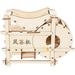 Puzzles Models Movements Threshing Machine Kit Threshing Machine Supplies Farm Tools and Handmade Materials Wind Valley Machine Model Mechanical Wooden