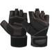 BOODUN Half Finger Gloves Deerskin Gloves with Wrist Wrap for Sports Fitness Training(M )