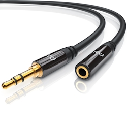 Primewire 3,5-mm-Klinke Audio-Kabel, AUX, HiFi Audio Klinkenkabel / Verlängerungskabel - 0,5m Image